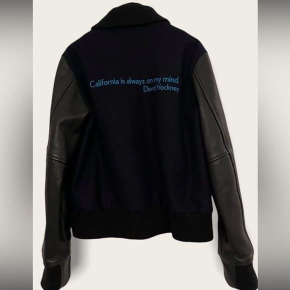 re:la Jackets & Blazers - re:la bomber jacket limited edition, David Hockney California quote